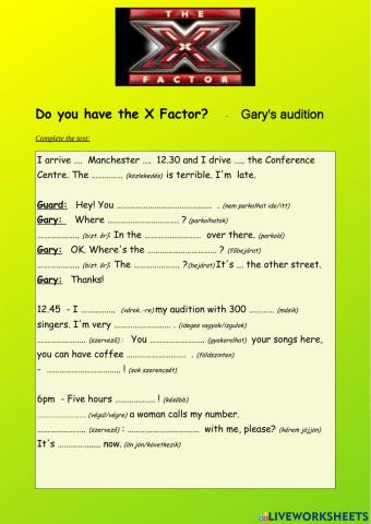 Do you have the X Factor?