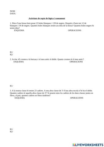 Problemes matemàtiques