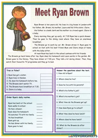 Reading comprehension