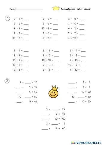 Kernaufgaben sicher können