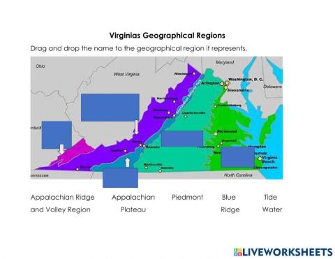 Virginia's Geographical Regions