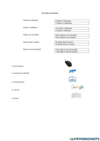 On achète sur Internet