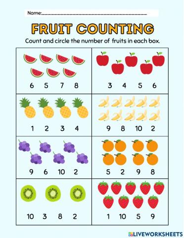 Couting Numbers 1-10