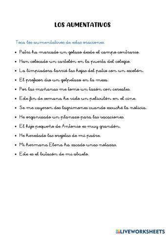 Aumentativos