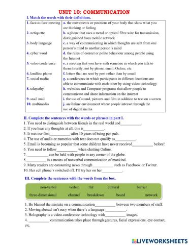 Lop 8- unit 10- ws 1