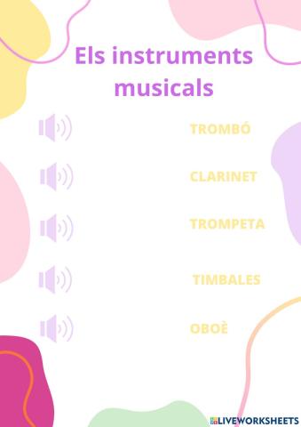 Instruments musicals
