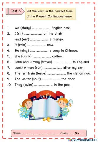 Present continous tense