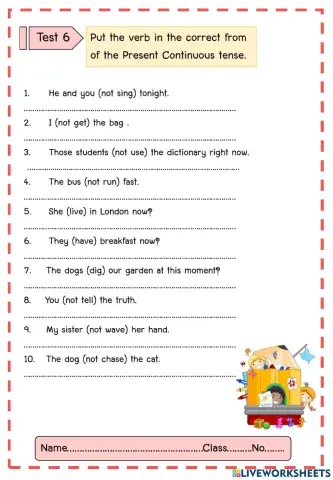 Prsent continous tense