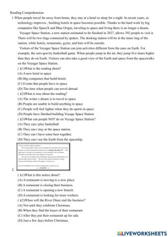 Reading Exercises for Beginners-1