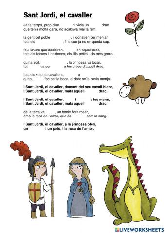 Cançó: sant jordi, el cavaller