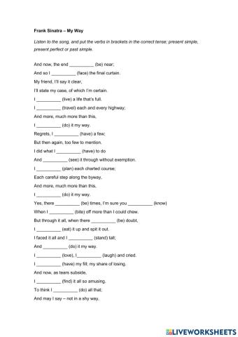 My Way - Frank Sinatra