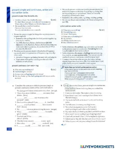 Present simple or present continuous?