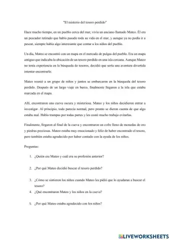 Comprensión lectora