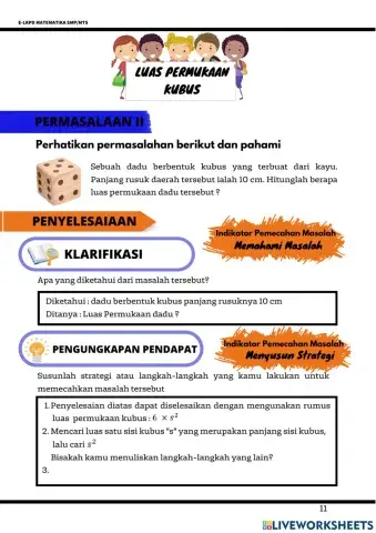 Luas Permukaan Bangun Ruang sisi Datar