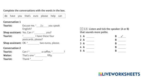 CanI have a coffee requests