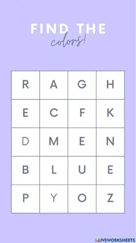 Worksheet with video