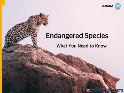 Endangered Species