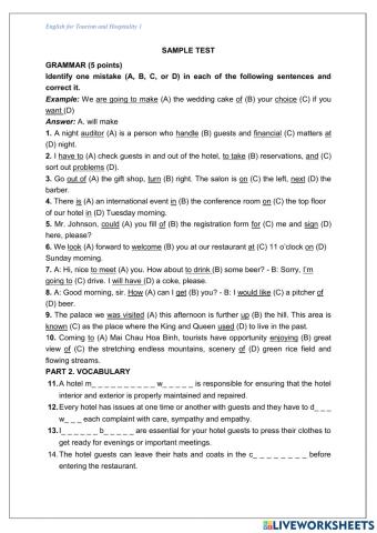 Sample test TADLKSCB1