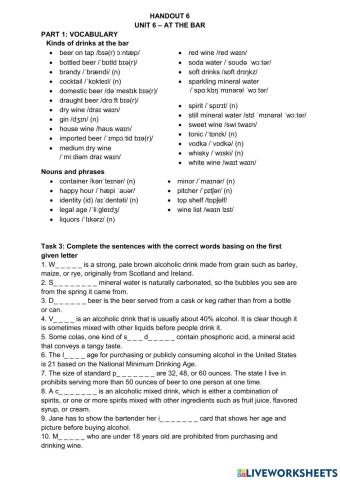 Handout Unit 6 TADLKSCB1