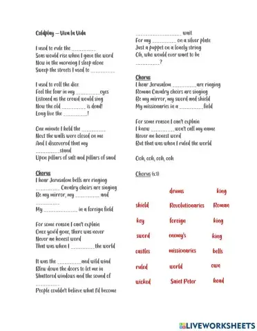 Coldplay - Viva la Vida 