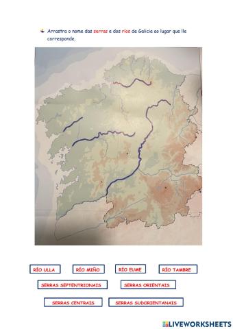 Ríos e serras de galicia
