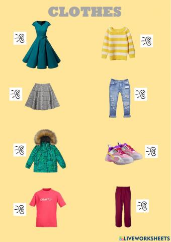Clothes(1) KIDS CAN 2 unit 3