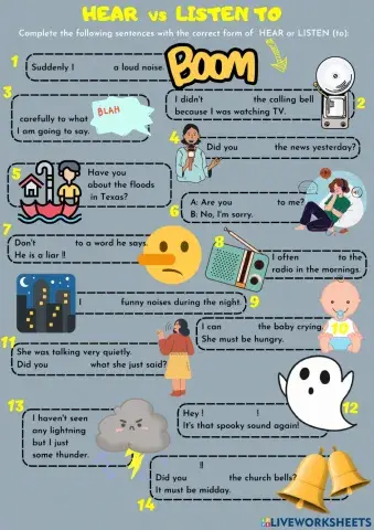 Hear listen differences