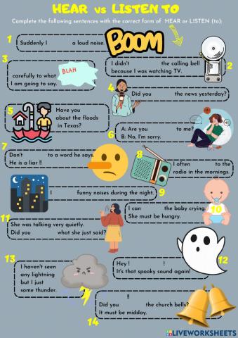 Hear listen differences