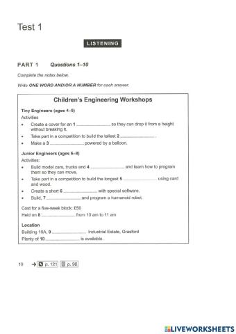 Cambridge ielts 16 - listening 1