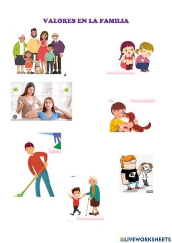 Valores en la familia