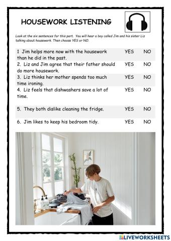 Housework Listening