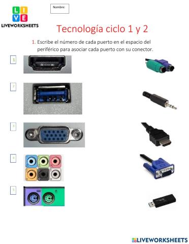 Tecnología primer y segundo ciclo