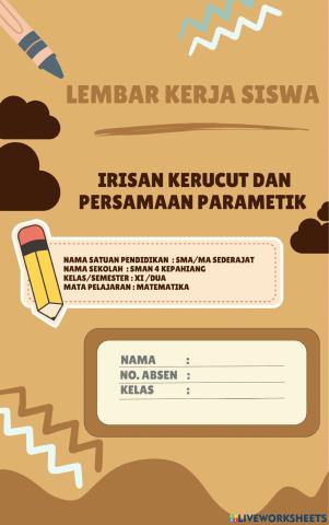 Irisan Kerucut dan Persamaan Parametik