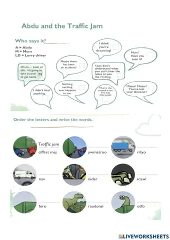 Abdu and the traffic jam