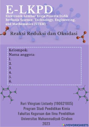 Latihan Reaksi Redoks pertemuan 1