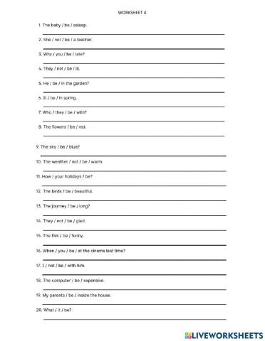 Simple past- tobe mixed