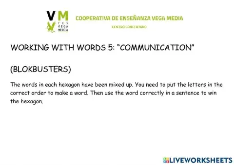 Working with words 5