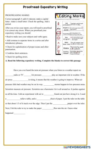 Expository Proofreading