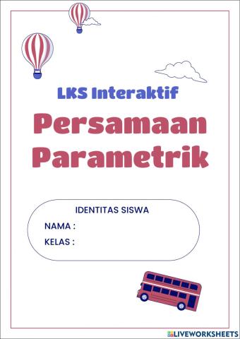 Persamaan parametrik