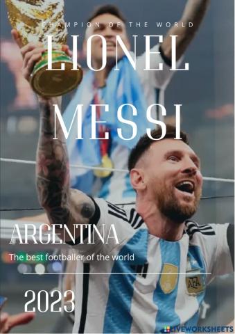 Present simple - Messi's routine