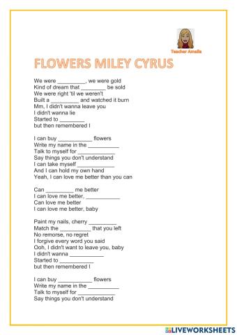 Song flowers