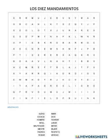 Los Diez Mandamientos