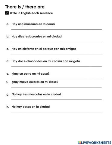 There is - there are