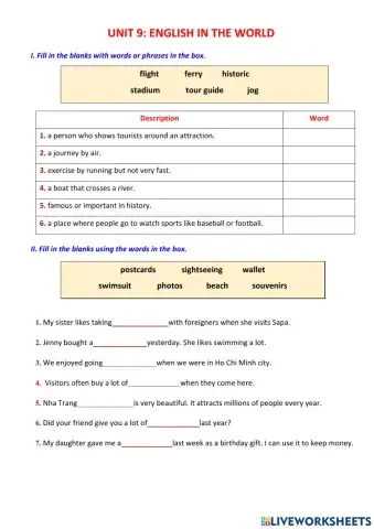 English in the world