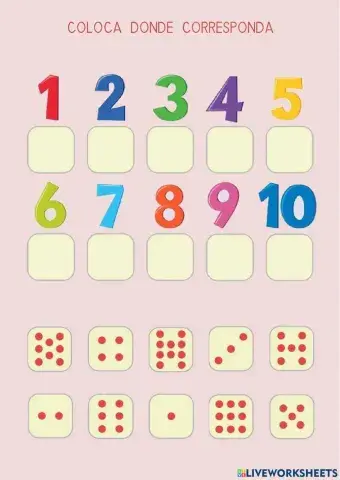 La recta numérica del 10