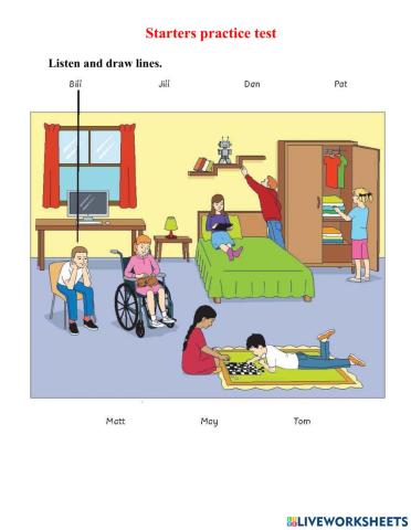 Starters - Listen Part 1+2