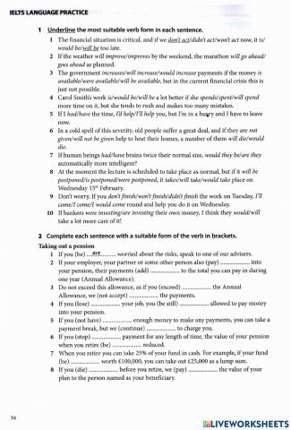 IELTS 5.0 - Unit 7 - Lesson 2 - First conditional sentence