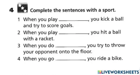 Sports vocabulary by Teacher Kasim