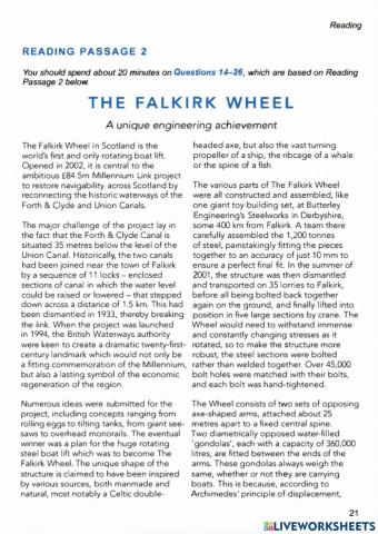 IELTS 11: Reading 1-2