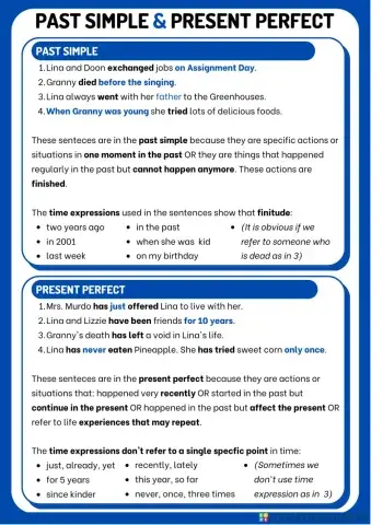 Present perfect vs past simple (The city of Ember)